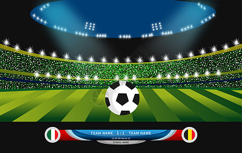 展现了该国的国旗、欧洲杯宣传面板图标也鼓舞着球迷们的激情